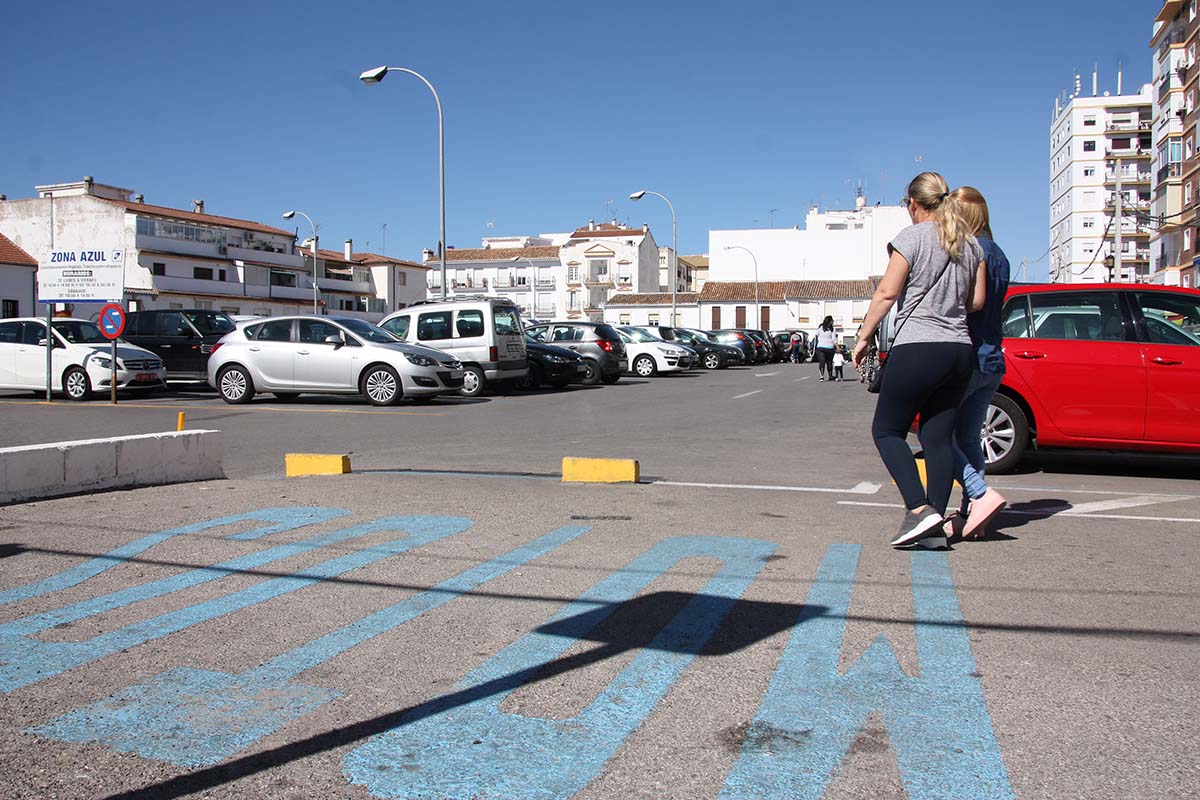Imagen publicada por Diario Ronda sobre el aparcamiento de La Concepción
